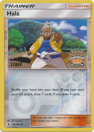 Hala (126/145) (Regional Championship Promo Staff) [Sun & Moon: Guardians Rising] | Gamers Paradise