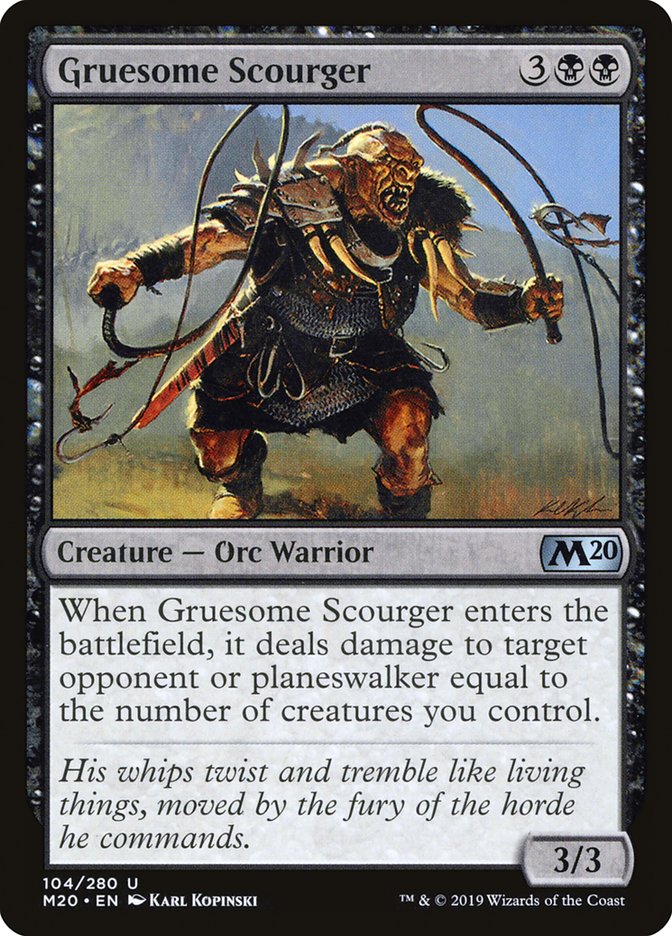 Gruesome Scourger [Core Set 2020] | Gamers Paradise