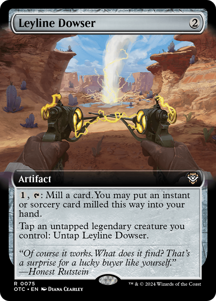 Leyline Dowser (Extended Art) [Outlaws of Thunder Junction Commander] | Gamers Paradise