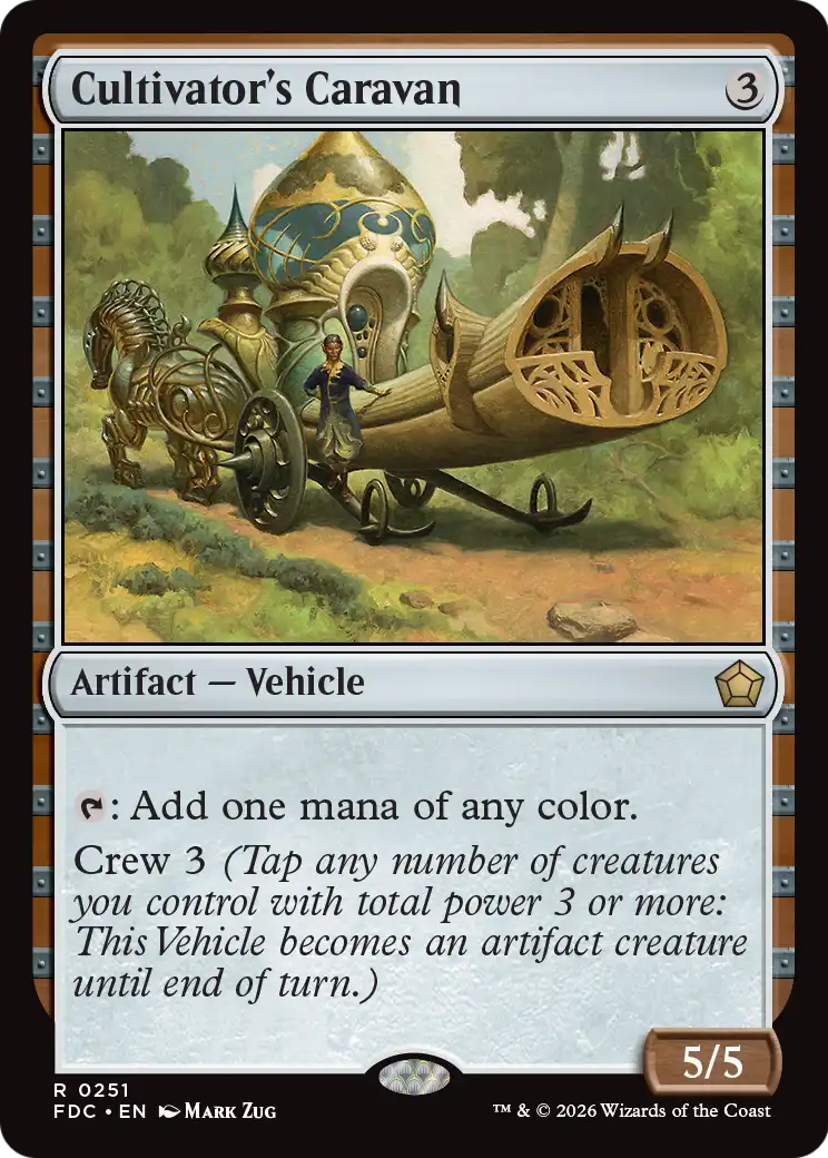 Cultivator's Caravan [Foundations Commander] | Gamers Paradise