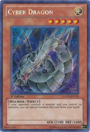 Cyber Dragon (Alternate Art) [LCGX-EN176] Secret Rare | Gamers Paradise