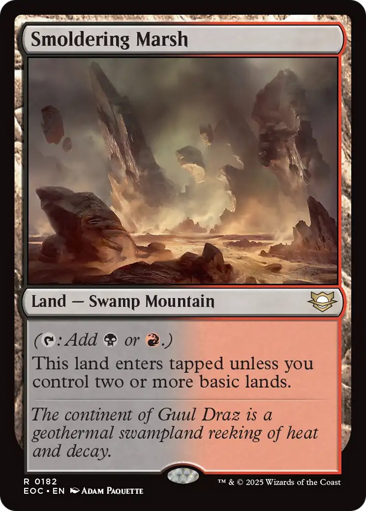 Smoldering Marsh [Edge of Eternities Commander] | Gamers Paradise
