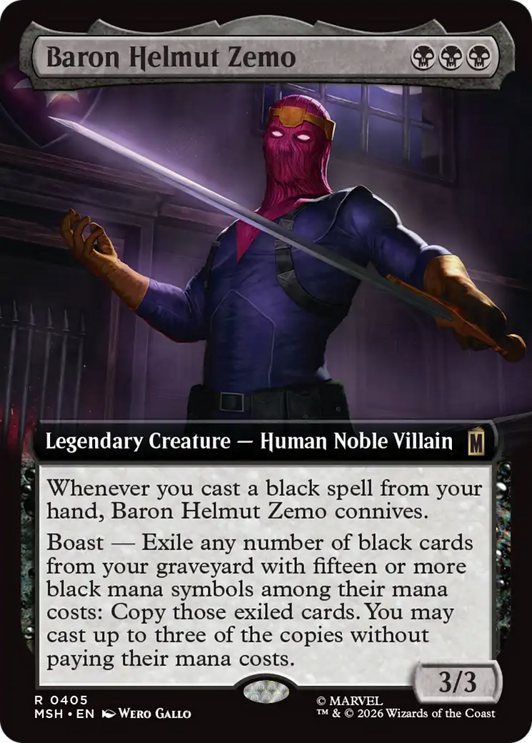 Baron Helmut Zemo (Extended Art) [Marvel Super Heroes] | Gamers Paradise