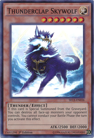 Thunderclap Skywolf [SECE-EN036] Super Rare | Gamers Paradise