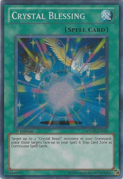 Crystal Blessing [RYMP-EN050] Secret Rare | Gamers Paradise