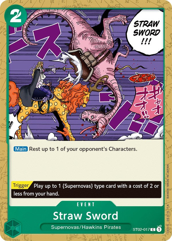 Straw Sword [Starter Deck: Worst Generation] | Gamers Paradise