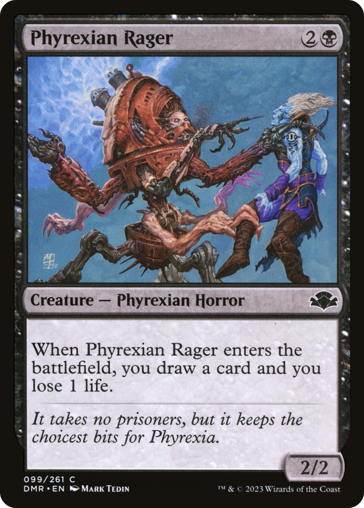Phyrexian Rager [Dominaria Remastered] | Gamers Paradise