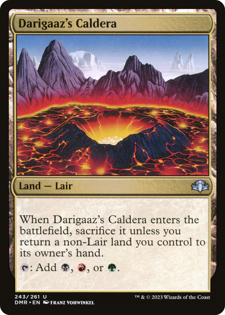 Darigaaz's Caldera [Dominaria Remastered] | Gamers Paradise