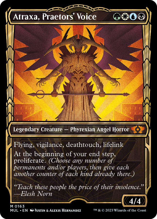 Atraxa, Praetors' Voice (Halo Foil) [Multiverse Legends] | Gamers Paradise