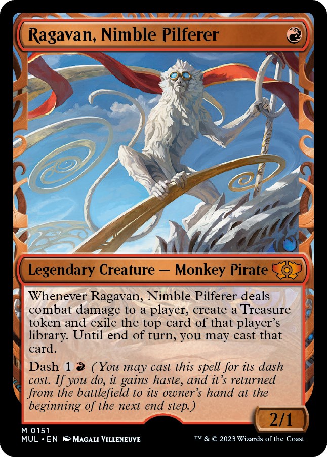 Ragavan, Nimble Pilferer (Halo Foil) [Multiverse Legends] | Gamers Paradise