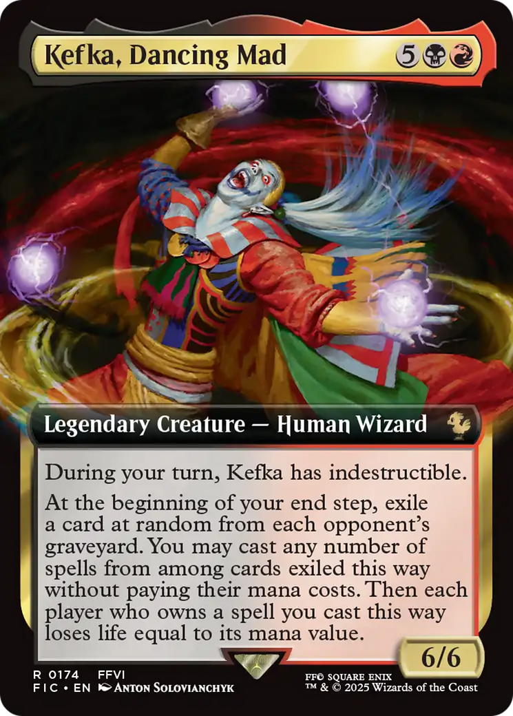 Kefka, Dancing Mad (Extended Art) [FINAL FANTASY Commander] | Gamers Paradise