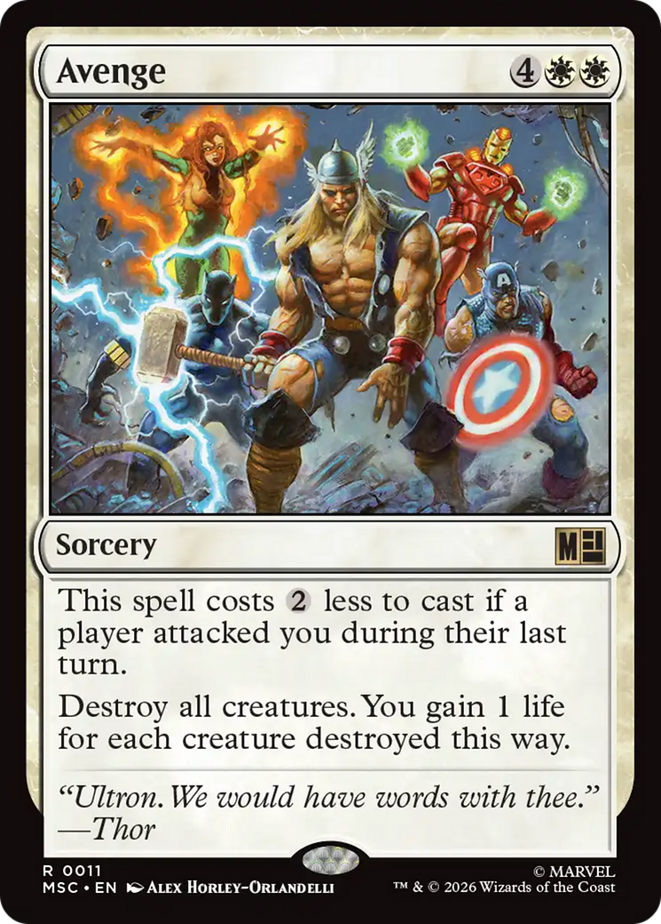 Avenge [Marvel Super Heroes Commander] | Gamers Paradise