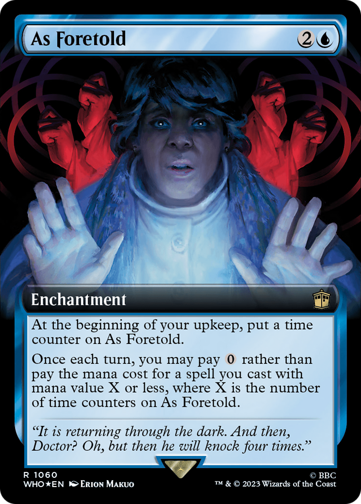 As Foretold (Extended Art) (Surge Foil) [Doctor Who] | Gamers Paradise