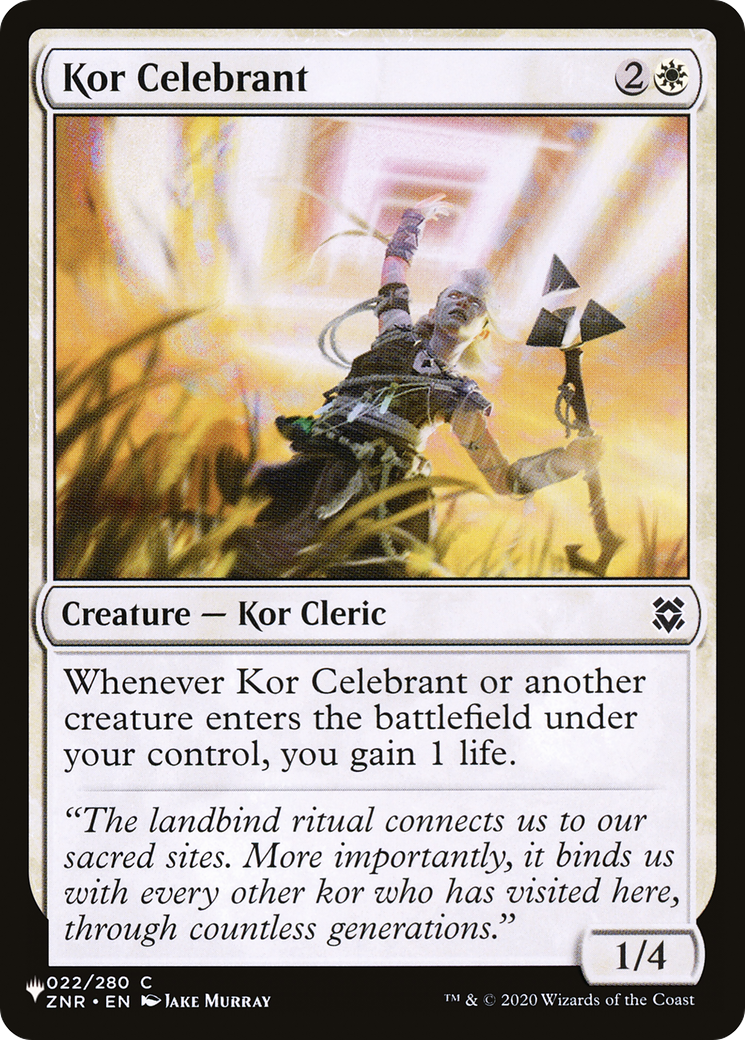 Kor Celebrant [The List Reprints] | Gamers Paradise