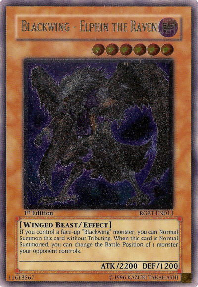 Blackwing - Elphin the Raven [RGBT-EN013] Ultimate Rare | Gamers Paradise