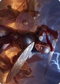 Beskir Shieldmate Art Card [Kaldheim Art Series] | Gamers Paradise