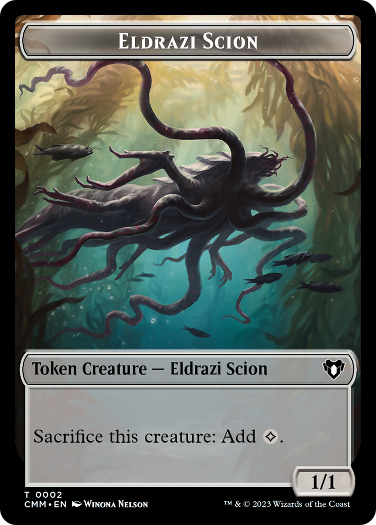 Spirit // Eldrazi Scion Double-Sided Token [Commander Masters Tokens] | Gamers Paradise