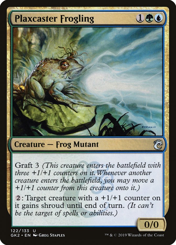 Plaxcaster Frogling [Ravnica Allegiance Guild Kit] | Gamers Paradise