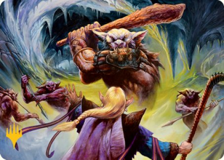 Den of the Bugbear (Dungeon Module) Art Card (Gold-Stamped Signature) [Dungeons & Dragons: Adventures in the Forgotten Realms Art Series] | Gamers Paradise