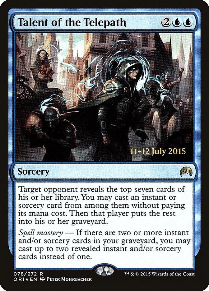 Talent of the Telepath [Magic Origins Prerelease Promos] | Gamers Paradise