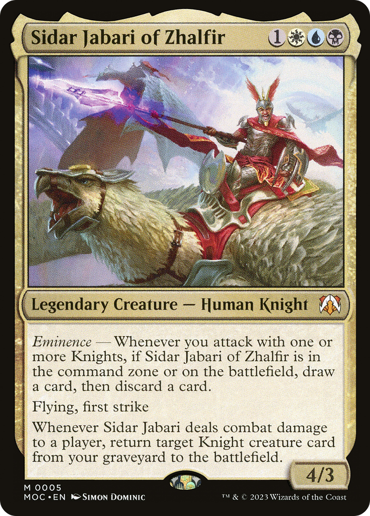 Sidar Jabari of Zhalfir [March of the Machine Commander] | Gamers Paradise