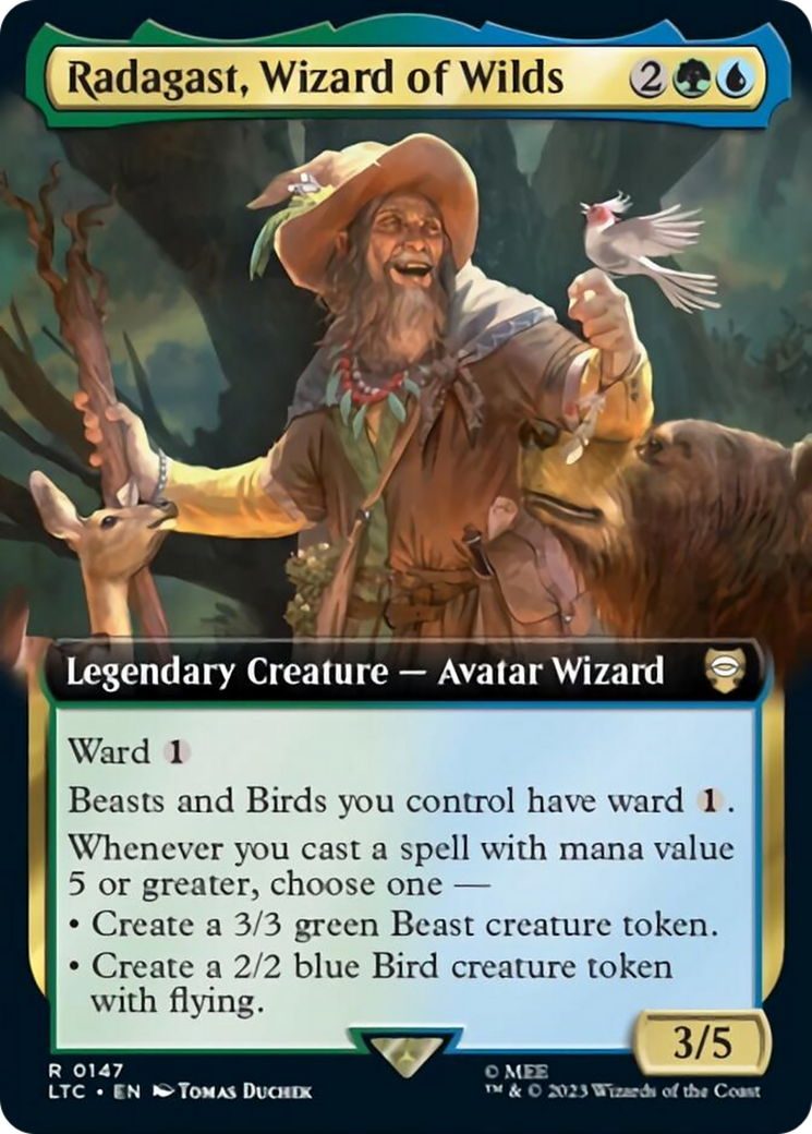 Radagast, Wizard of Wilds (Extended Art) [The Lord of the Rings: Tales of Middle-Earth Commander] | Gamers Paradise