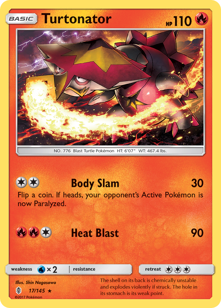 Turtonator (17/145) [Sun & Moon: Guardians Rising] | Gamers Paradise