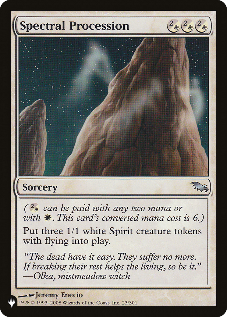 Spectral Procession [The List Reprints] | Gamers Paradise