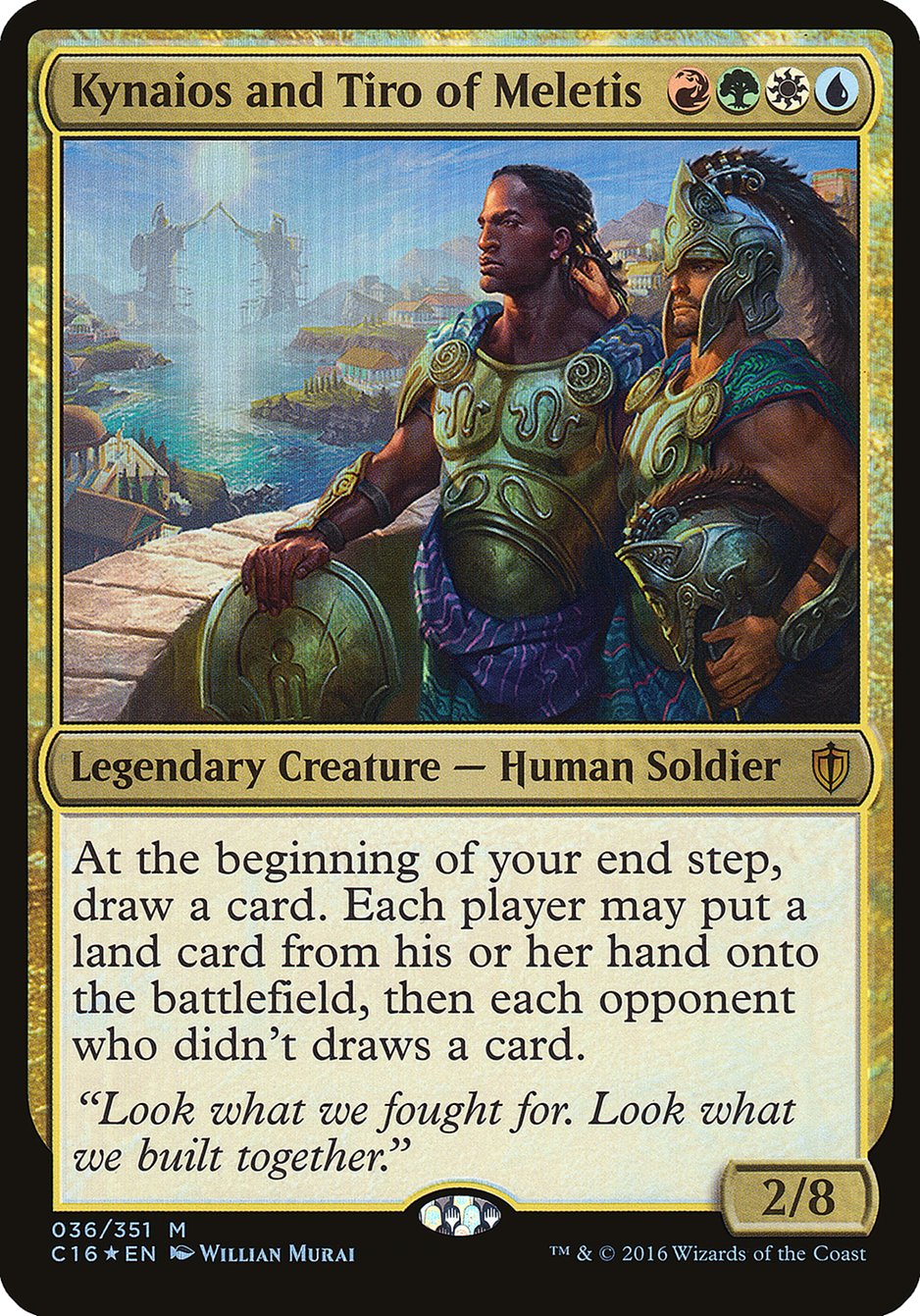 Kynaios and Tiro of Meletis (Oversized) [Commander 2016 Oversized] | Gamers Paradise