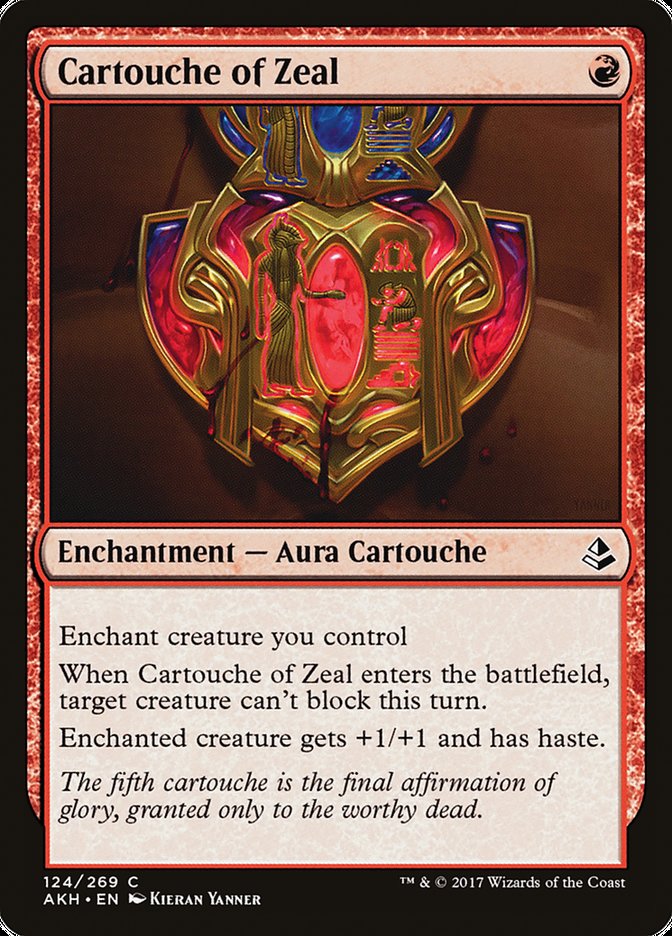 Cartouche of Zeal [Amonkhet] | Gamers Paradise