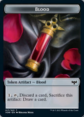Blood // Bat Double-Sided Token [Innistrad: Crimson Vow Commander Tokens] | Gamers Paradise