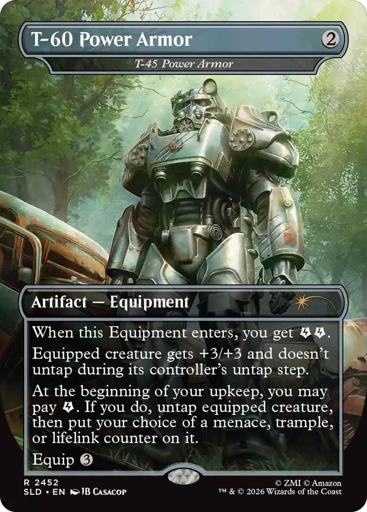 T-60 Power Armor - T-45 Power Armor [Secret Lair Drop Series] | Gamers Paradise