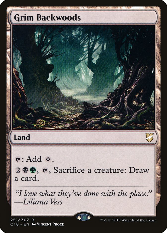 Grim Backwoods [Commander 2018] | Gamers Paradise
