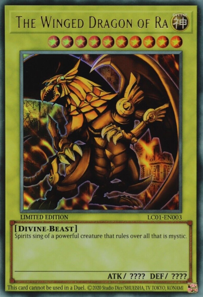 The Winged Dragon of Ra (25th Anniversary) [LC01-EN003] Ultra Rare | Gamers Paradise
