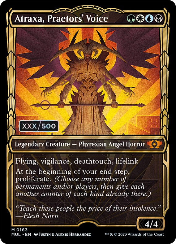 Atraxa, Praetors' Voice (Serialized) [Multiverse Legends] | Gamers Paradise