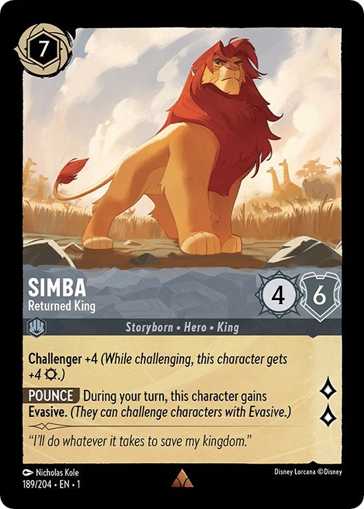 Simba - Returned King (189/204) [The First Chapter] | Gamers Paradise