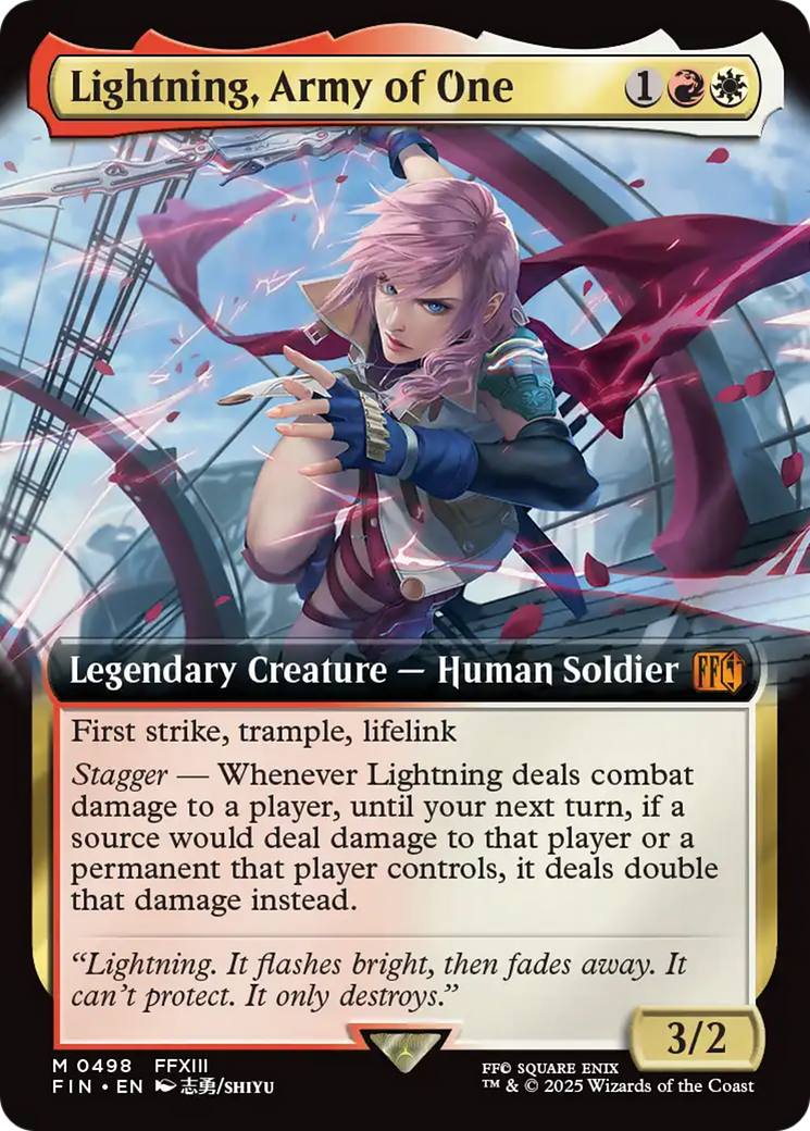 Lightning, Army of One (Extended Art) [FINAL FANTASY] | Gamers Paradise