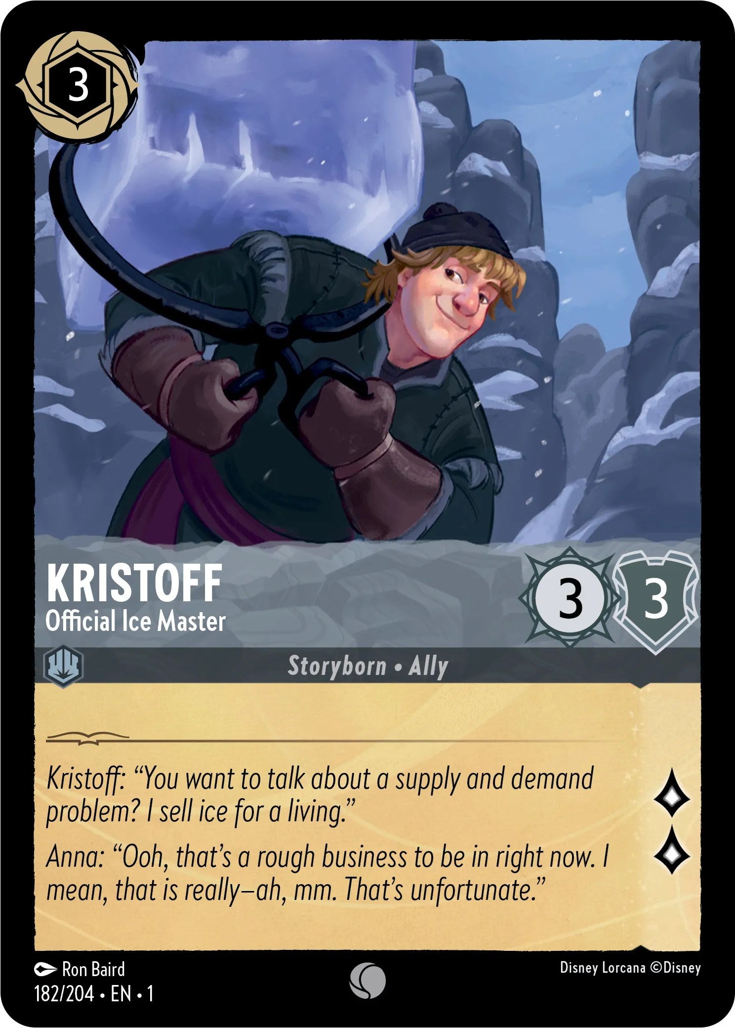 Kristoff - Official Ice Master (182/204) [The First Chapter] | Gamers Paradise