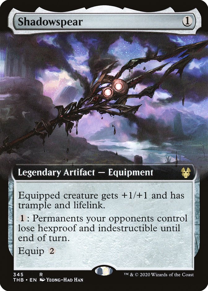 Shadowspear (Extended Art) [Theros Beyond Death] | Gamers Paradise