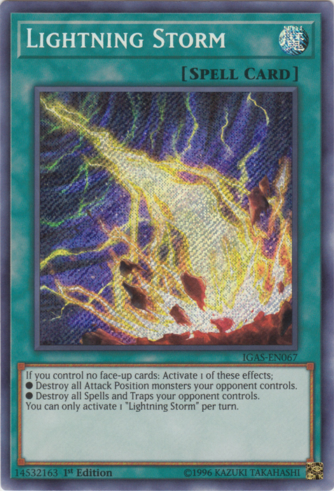 Lightning Storm [IGAS-EN067] Secret Rare | Gamers Paradise