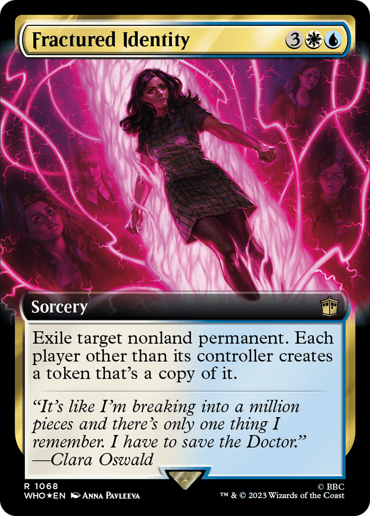 Fractured Identity (Extended Art) (Surge Foil) [Doctor Who] | Gamers Paradise