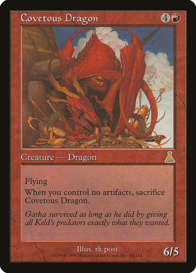 Covetous Dragon [Urza's Destiny] | Gamers Paradise