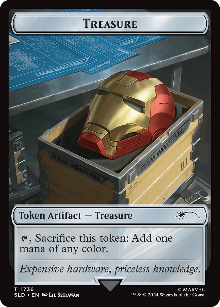 Treasure Token (1736) (Rainbow Foil) [Secret Lair Drop Series] | Gamers Paradise