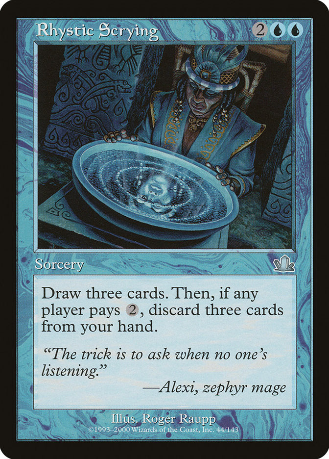 Rhystic Scrying [Prophecy] | Gamers Paradise