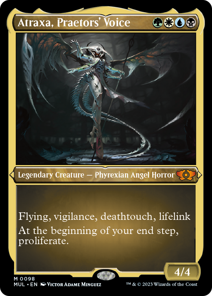 Atraxa, Praetors' Voice (Foil Etched) [Multiverse Legends] | Gamers Paradise