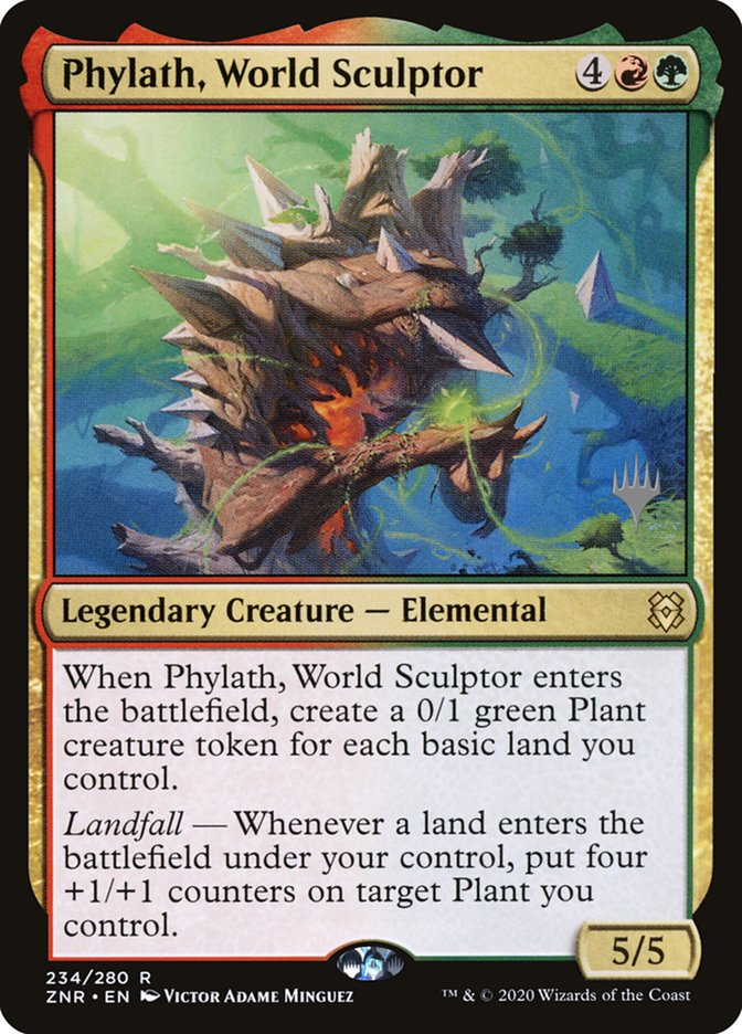 Phylath, World Sculptor (Promo Pack) [Zendikar Rising Promos] | Gamers Paradise