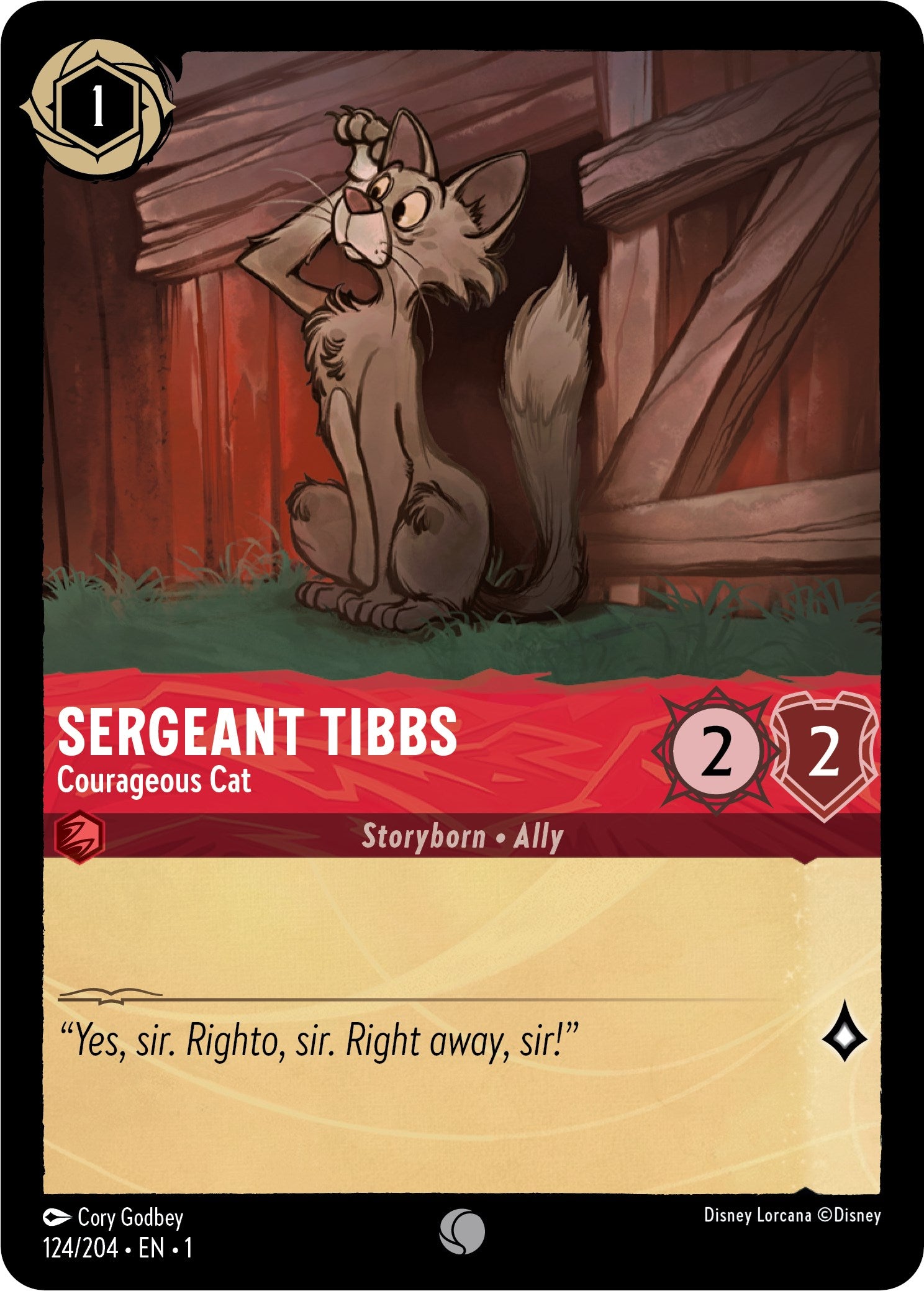 Sergeant Tibbs - Courageous Cat (124/204) [The First Chapter] | Gamers Paradise