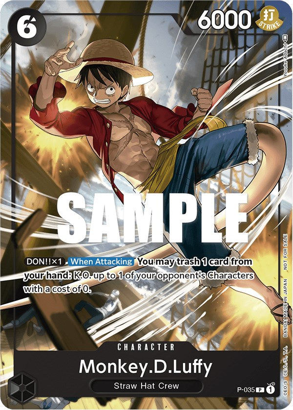 Monkey.D.Luffy (Pirates Party Vol. 3) [One Piece Promotion Cards] | Gamers Paradise