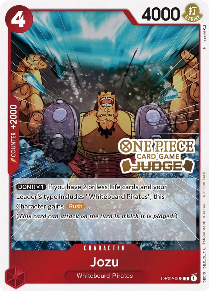 Jozu (Judge) [One Piece Promotion Cards] | Gamers Paradise