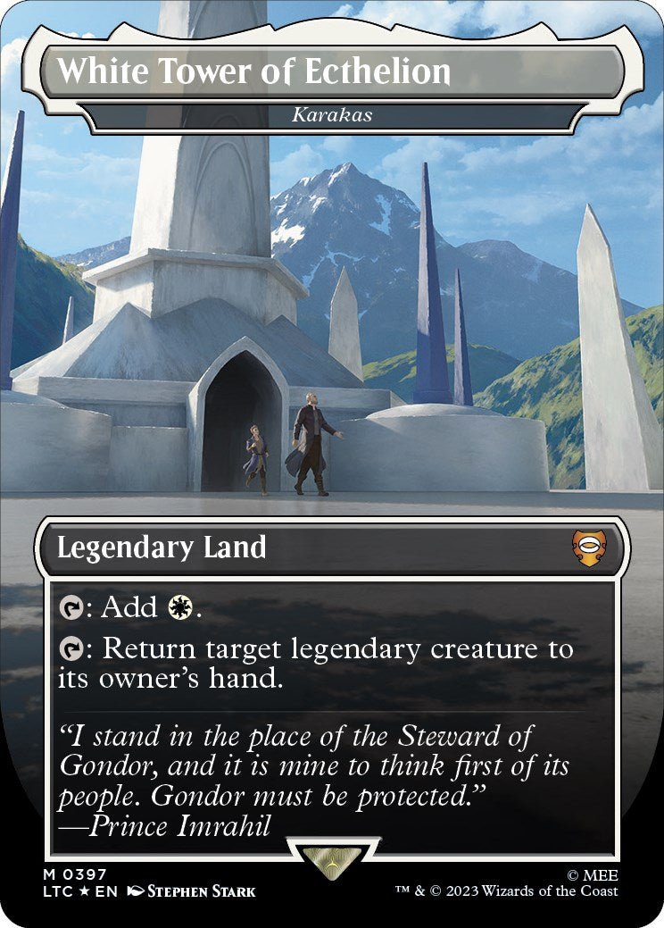 White Tower of Ecthelion - Karakas (Surge Foil Realms and Relics) [The Lord of the Rings: Tales of Middle-Earth Commander] | Gamers Paradise